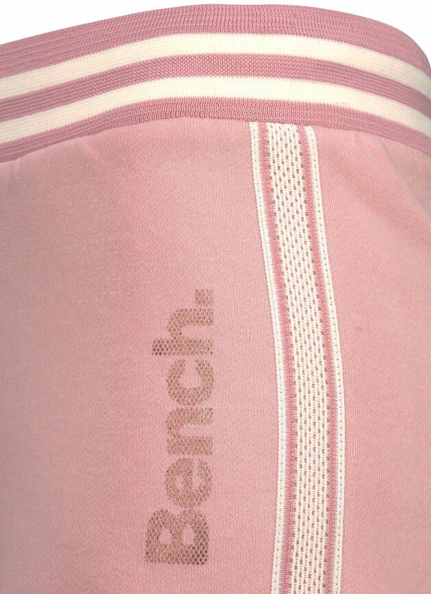 Bench. Relaxshorts met gestreepte tailleband loungewear loungepak