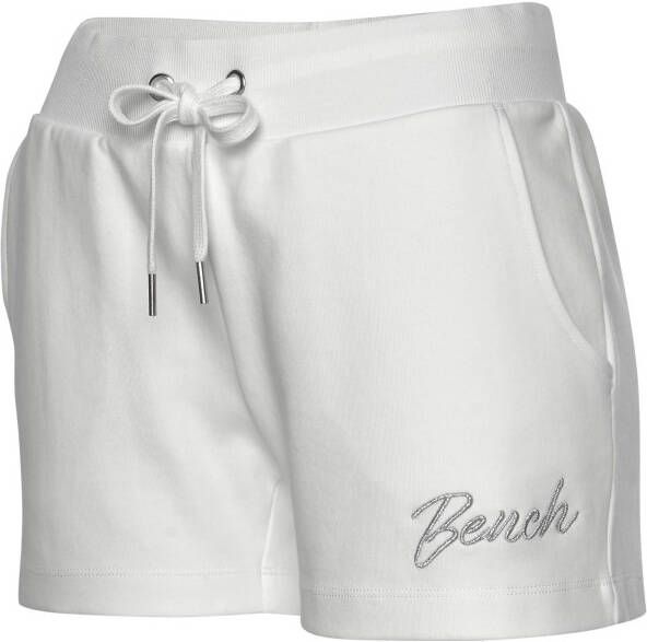 Bench. Loungewear Relaxshorts met klein glanzend logo-borduurwerk loungepak