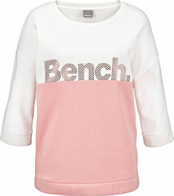 Bench. Sweatshirt in colorblocking ontwerp loungewear loungeanzug