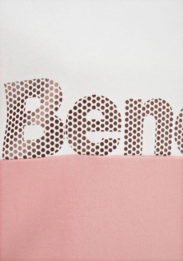 Bench. Sweatshirt in colorblocking ontwerp loungewear loungeanzug