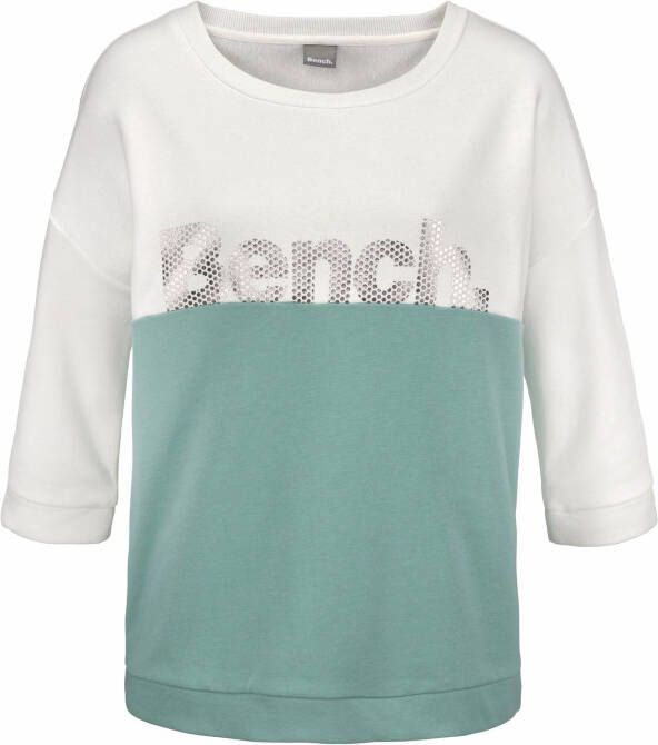Bench. Sweatshirt in colorblocking ontwerp loungewear loungeanzug