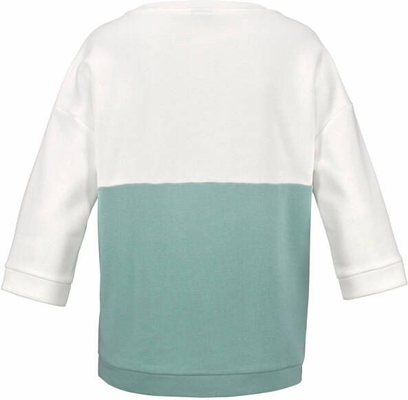 Bench. Sweatshirt in colorblocking ontwerp loungewear loungeanzug