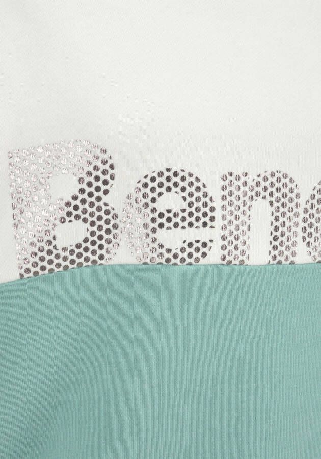 Bench. Sweatshirt in colorblocking ontwerp loungewear loungeanzug