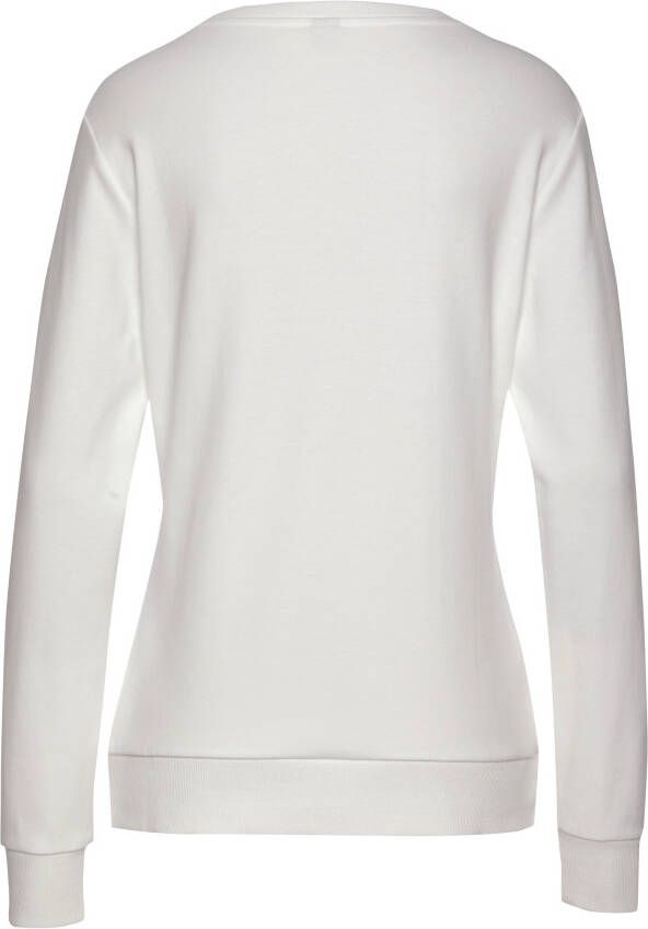Bench. Loungewear Sweatshirt Loungeshirt met geborduurd logo loungewear