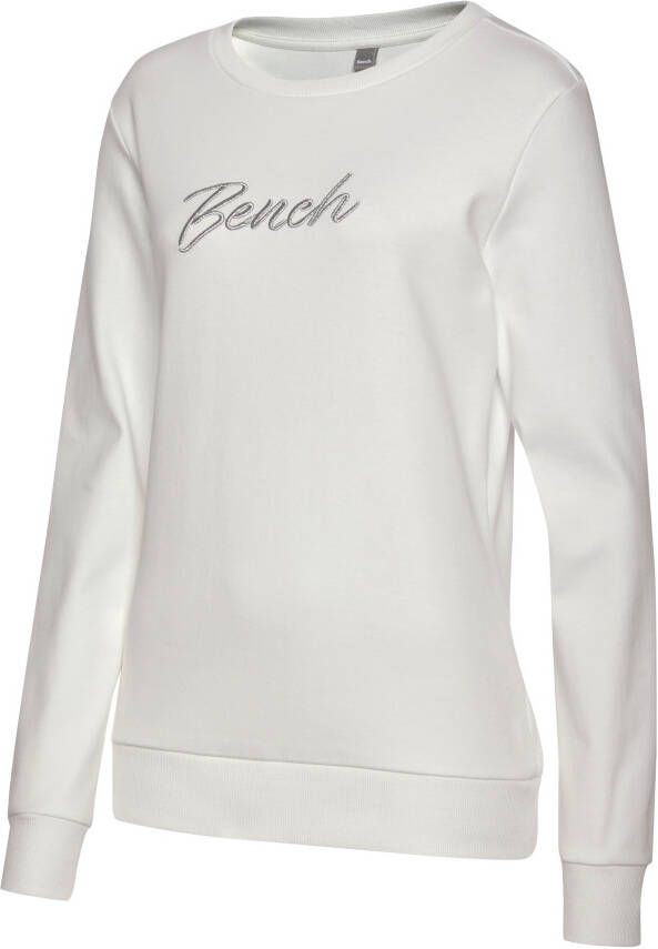 Bench. Loungewear Sweatshirt Loungeshirt met geborduurd logo loungewear