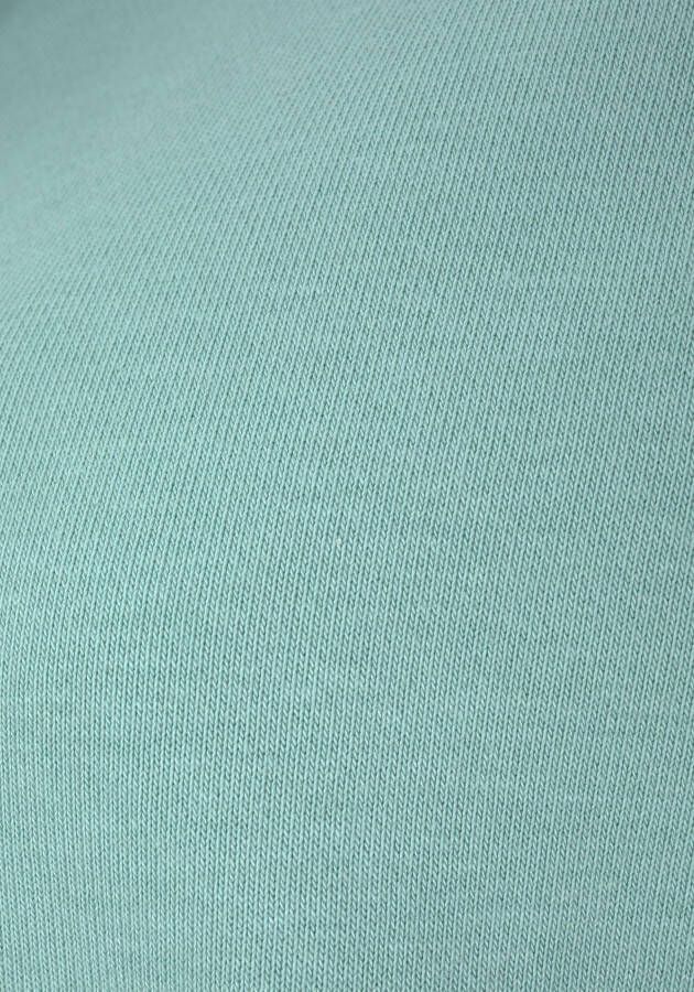 Bench. Sweatvest met glansprint op de staande kraag loungepak