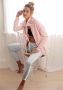 Bench. Sweatvest met glansprint op de staande kraag loungepak - Thumbnail 6