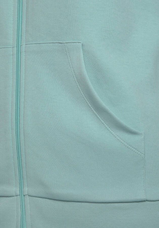 Bench. Loungewear Sweatvest met logo-borduurwerk op de staande kraag loungewear loungepak