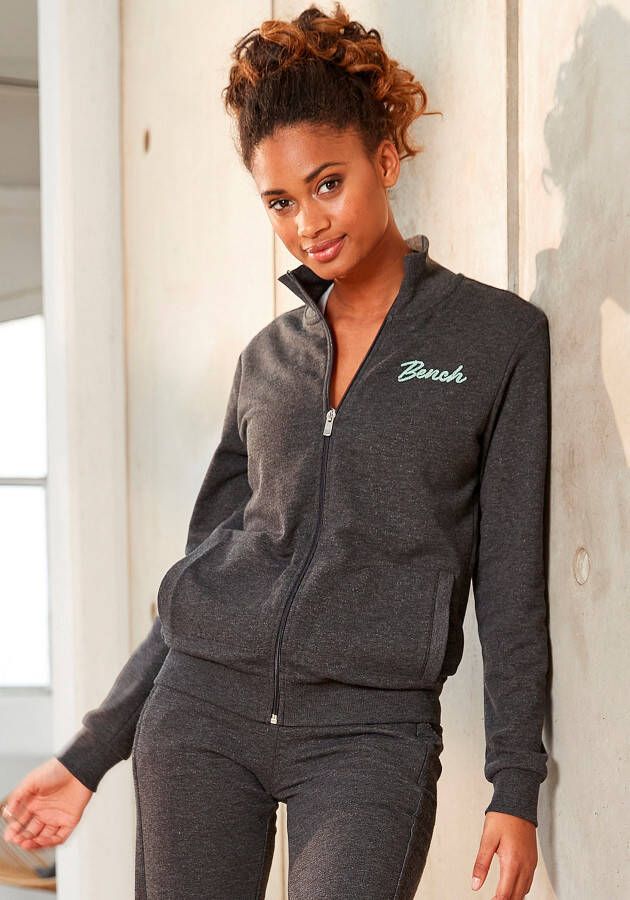Bench. Sweatvest met twee logo-borduurwerken loungepak