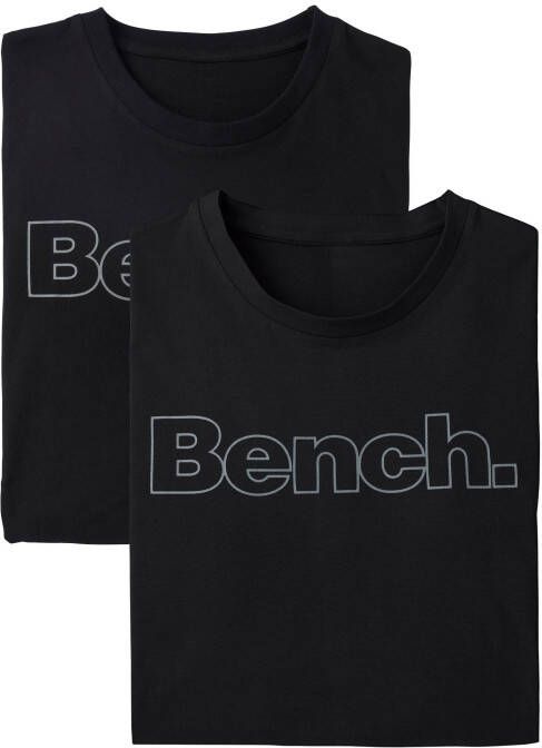 Bench. Loungewear T-shirt met bench-print voor (2-delig)