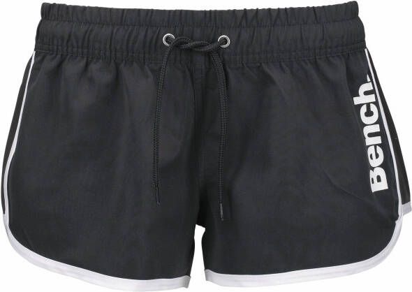 Bench. Zwemshort van microvezel met buitenkoord met achterzak met klittenband