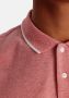 Blend slim fit polo met contrastbies roze - Thumbnail 7