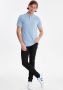 Blend slim fit polo BHNATE met contrastbies lichtblauw - Thumbnail 5