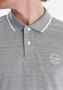Blend slim fit polo BHNATE met contrastbies beetle green - Thumbnail 4