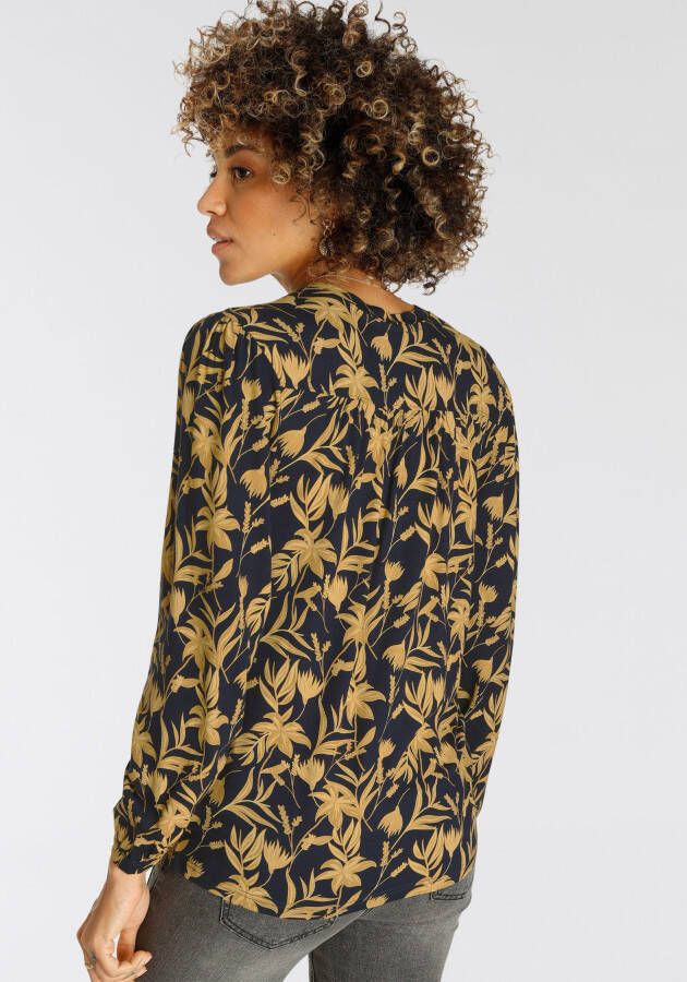 Boysen's Shirt met v-hals in trendy herfst design nieuwe collectie