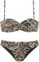 Bruno Banani Beugelbikini in bandeaumodel in trendy animal-print - Thumbnail 2
