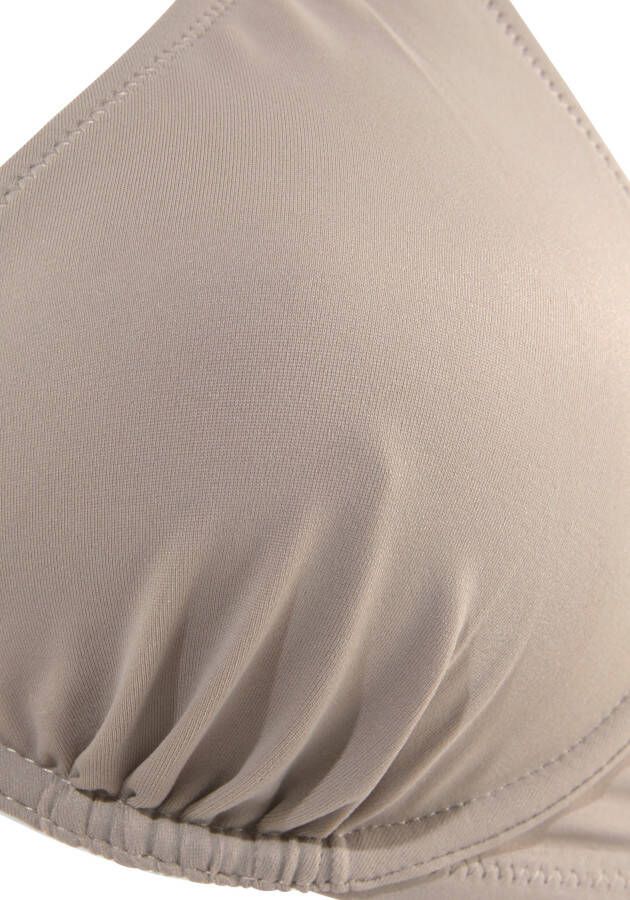 Bruno Banani Beugelbikini met goudkleurig zwarte accessoires