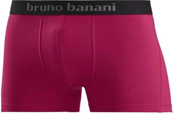 Bruno Banani Boxershort met gekleurd merkopschrift bij de boord (set 4 stuks)