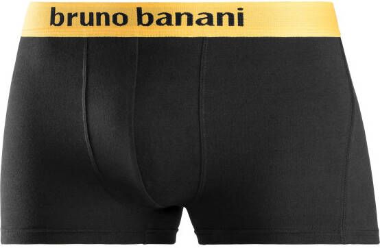 Bruno Banani Boxershort met gekleurd merkopschrift bij de boord (set 4 stuks)