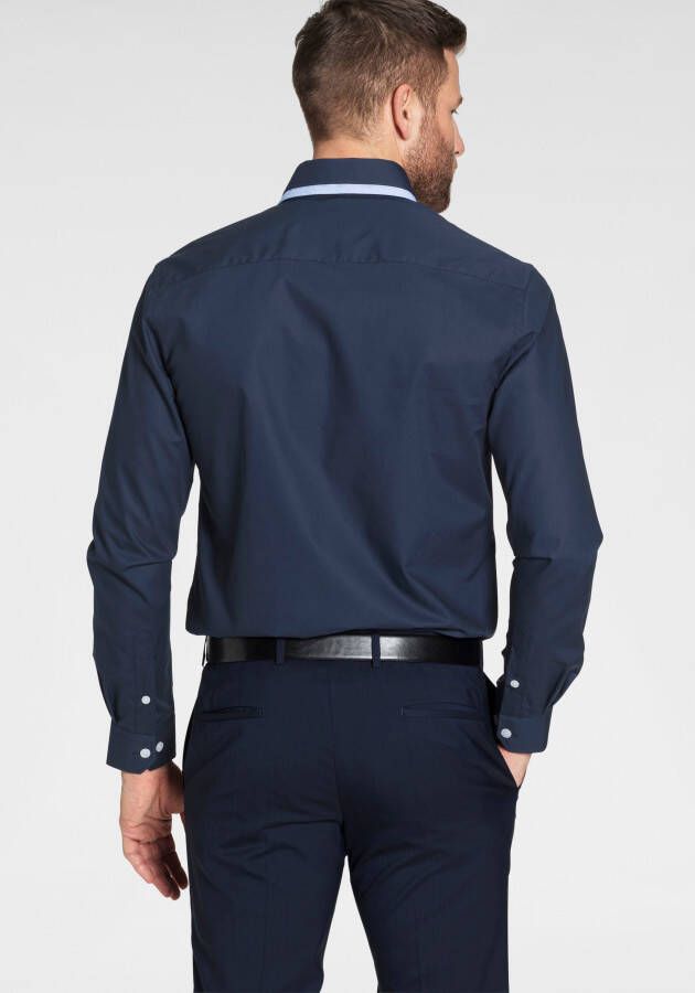 Bruno Banani Overhemd met lange mouwen Button-downkraag het perfecte overhemd voor vele gelegenheden