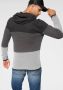 Bruno Banani Capuchontrui in een trendy wafel-look - Thumbnail 2