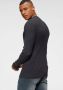 Bruno Banani Trui met staande kraag in ribbrei-look - Thumbnail 2