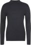 Bruno Banani Trui met staande kraag in ribbrei-look - Thumbnail 5