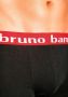 Bruno Banani Hipster strak zittende boxershorts in uni of gedessineerd van katoenmix (set 4 stuks) - Thumbnail 6