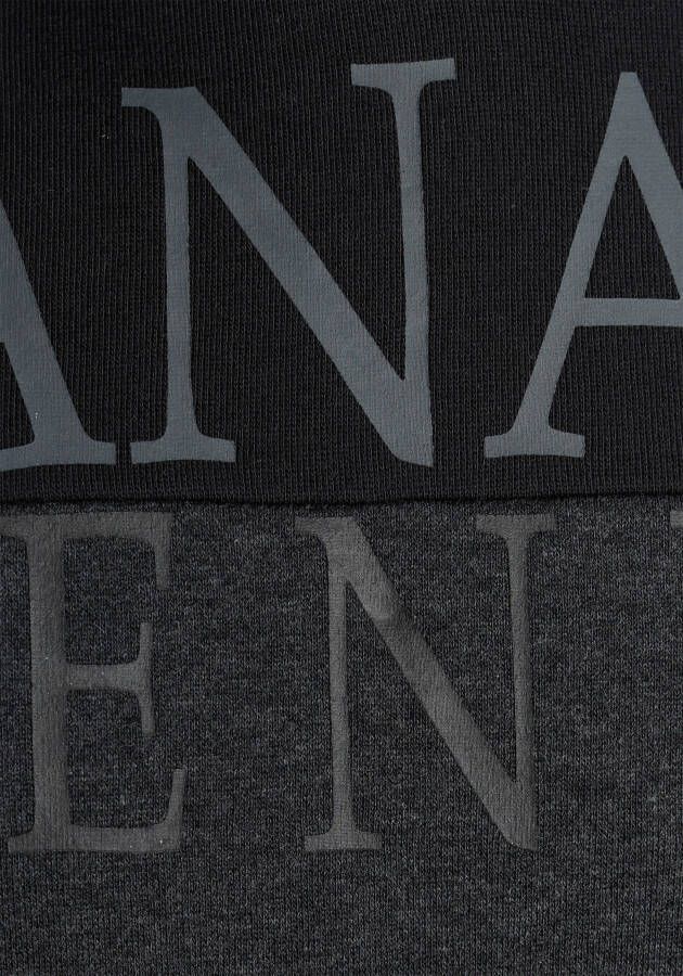Bruno Banani Hoodie Lange mouwen bedrukt en gemêleerd van katoenmix