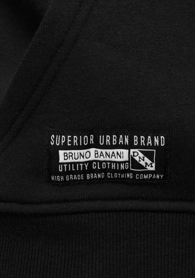 Bruno Banani Hoodie lange mouwen smal gesneden bedrukt ontwerp