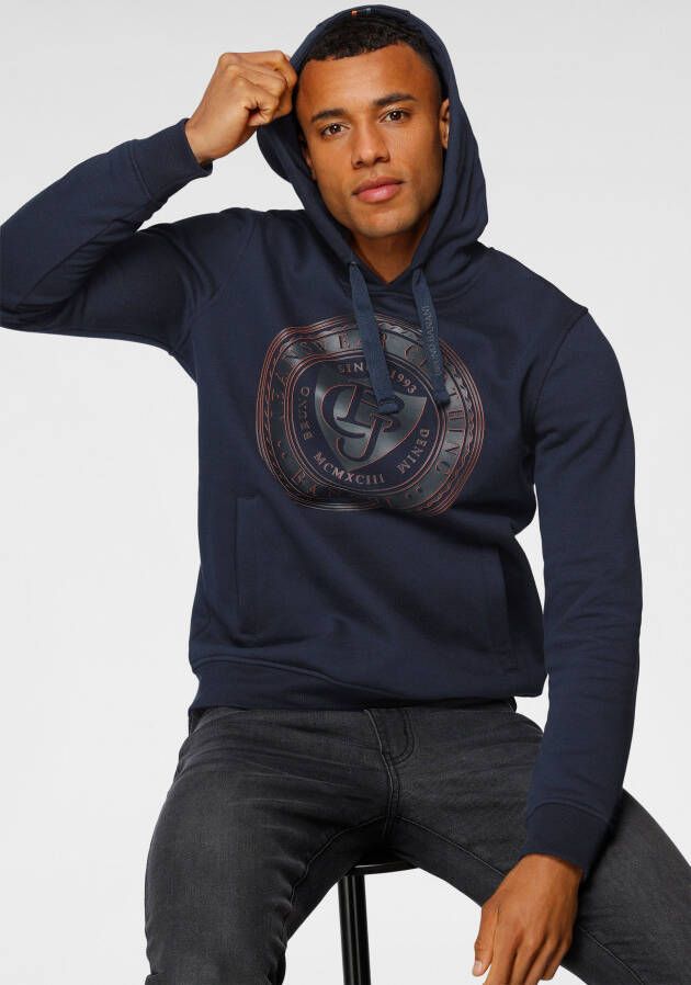 Bruno Banani Hoodie Lange mouwen smalle pasvorm bedrukt uiterlijk