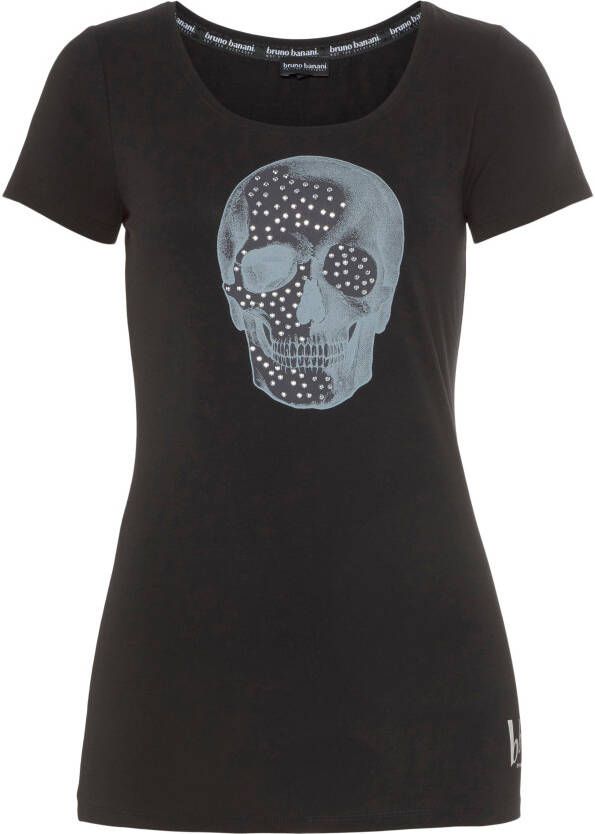Bruno Banani Lang shirt met glitterprint nieuwe collectie