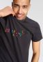 Bruno Banani T-shirt met rainbowprint - Thumbnail 3