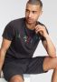 Bruno Banani T-shirt met rainbowprint - Thumbnail 4
