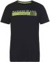 Bruno Banani T-shirt korte mouwen smalle pasvorm bedrukt ronde hals - Thumbnail 4