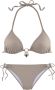 Bruno Banani Triangelbikini met goudkleurig zwarte accessoires - Thumbnail 2