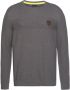 Bruno Banani Trui met ronde hals in modieuze tricot-look - Thumbnail 4