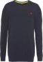 Bruno Banani Trui met ronde hals in modieuze tricot-look - Thumbnail 6