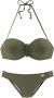 Buffalo Beugelbikini in bandeaumodel trendige look met afneembare bandjes met gevlochten details - Thumbnail 2