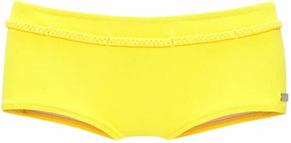 Buffalo Bikini-hotpants Happy met gevlochten sierriem