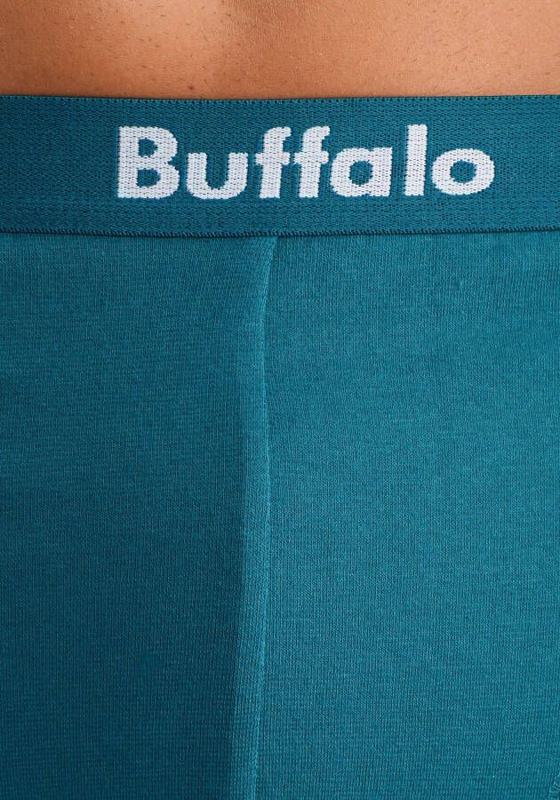 Buffalo Boxershort met overlocknaden voor (set 3 stuks)