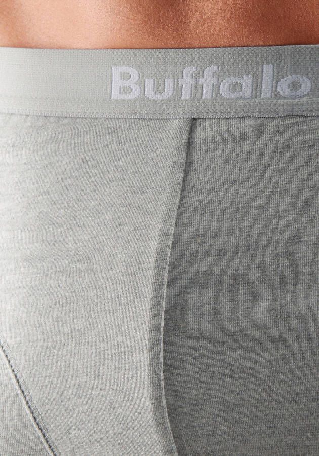 Buffalo Boxershort met overlocknaden voor (set 3 stuks)