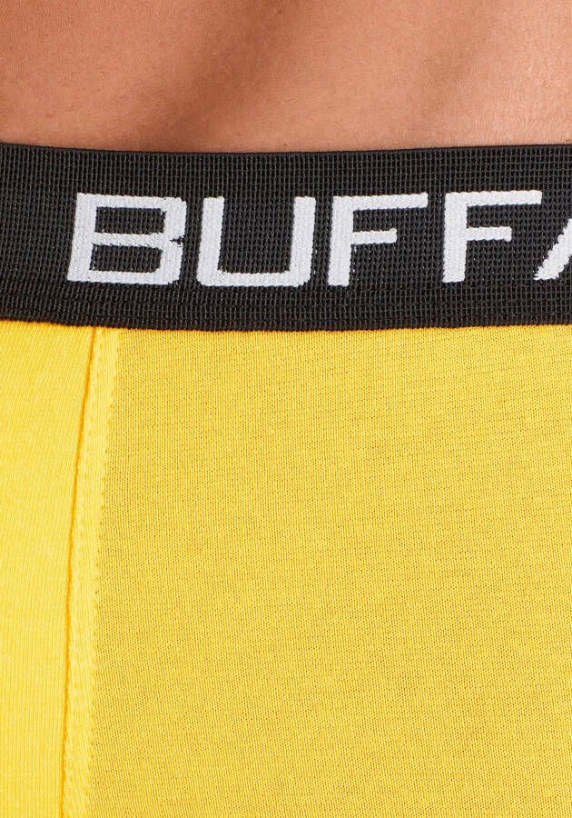 Buffalo Boxershort in hipster-model met contrasterende band (set 4 stuks)