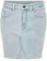 Buffalo Jeans rok kort model met franje aan de zoom mini rok van comfortabel stretchkatoen - Thumbnail 2