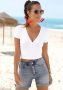 Buffalo Jeansshort in high-waist-vorm stretchpercentage zomershort figuurvormend - Thumbnail 6