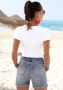 Buffalo Jeansshort in high-waist-vorm stretchpercentage zomershort figuurvormend - Thumbnail 7