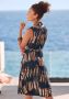 Buffalo Jerseyjurk met all-over print en striklint jurk met bandjes strandjurk zomers - Thumbnail 3