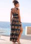Buffalo Maxi-jurk met strikbandjes met een all-over print zomerjurk strandjurk - Thumbnail 3