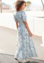 Buffalo Maxi-jurk met delicate bloemenprint en v-hals zomerjurk strandjurk - Thumbnail 3