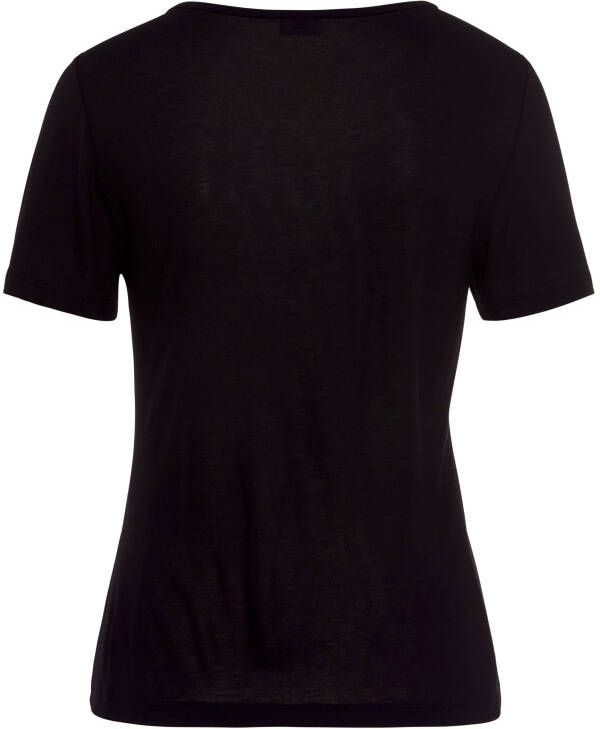 Buffalo Shirt met korte mouwen met cut-outs aan de voorkant t-shirt losse pasvorm